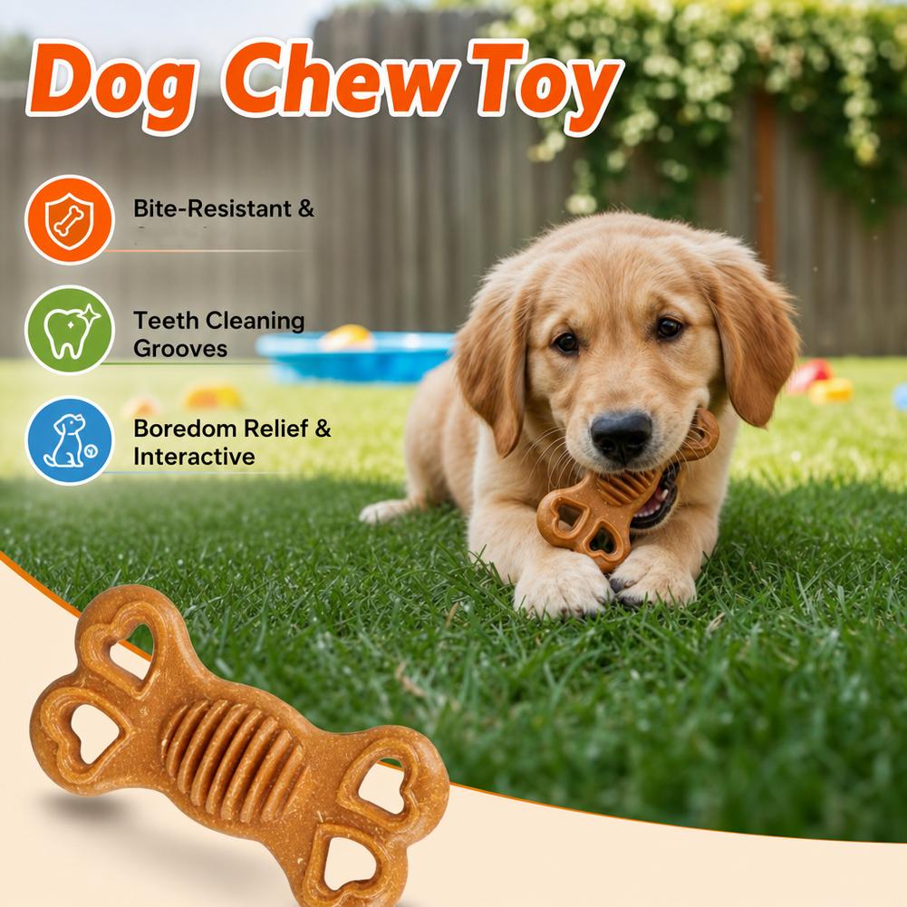 Brinquedo de mastigar para cãe - Teeth Cleaning Dog Chew Bone avaliação e preço